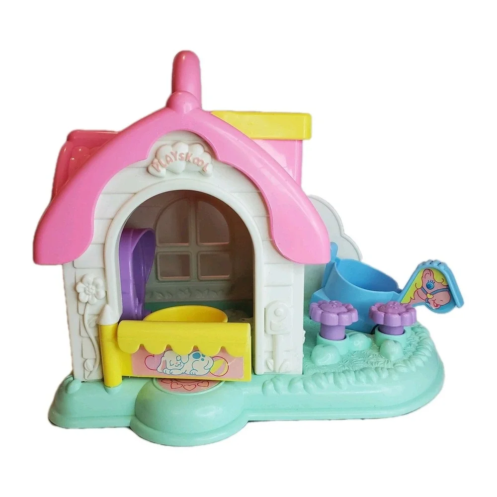 Rare Playskool‎ 1990 Lil Dollhouse Vintage Pink Purple